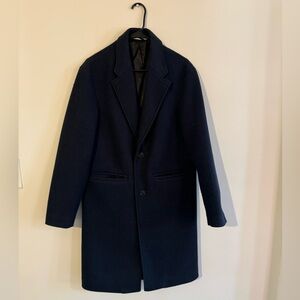 Navy Zara Top Double Button Top coat Women’s S